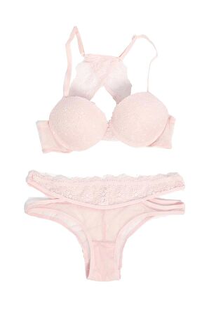 Pierre Cardin Kadın Push Up Sırt Detaylı Regular Sütyen Takımı