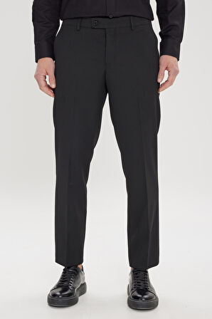 Regular Fit Geniş Kesim Yan Cep Klasik Pantolon