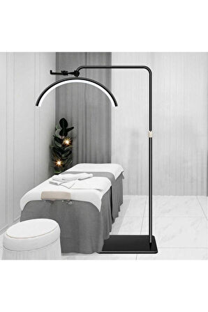 Profesyonel 28 İnç Ayarlanabilir LED Güzellik Salonu Lambası - 3 Işık Modu, 360° Döner Başlık