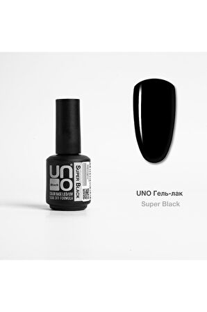 UNO GEL POLISH SUPER BLACK 15ML