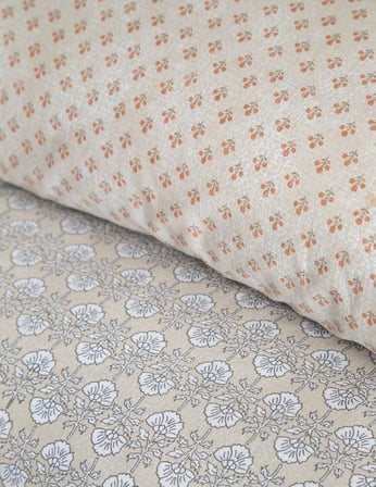 Apricitas Home Çift Kişilik Hazel İndigo Nevresim Takımı Lastiksiz Çarşaf
