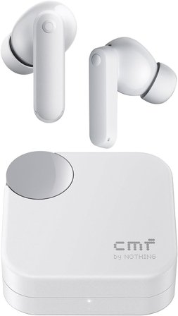 Nothing CMF Tomurcukları 2a Kablosuz Kulakiçi 2025 Yeni Aktif Gürültü Önleyici 42dB Hibrid Bluetooth Kulaklıklar Açık Gri