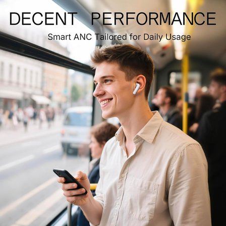 Nothing CMF Tomurcukları 2a Kablosuz Kulakiçi 2025 Yeni Aktif Gürültü Önleyici 42dB Hibrid Bluetooth Kulaklıklar Açık Gri