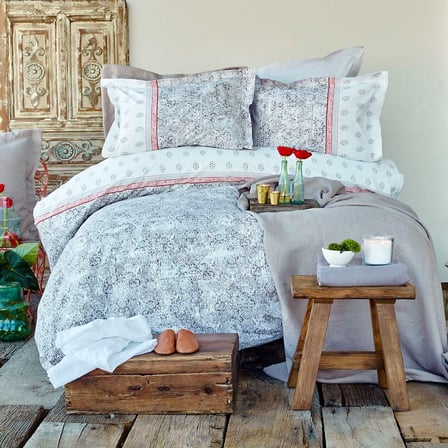 Emesta Bej 8 Parça Summer Set Çift Kişilik