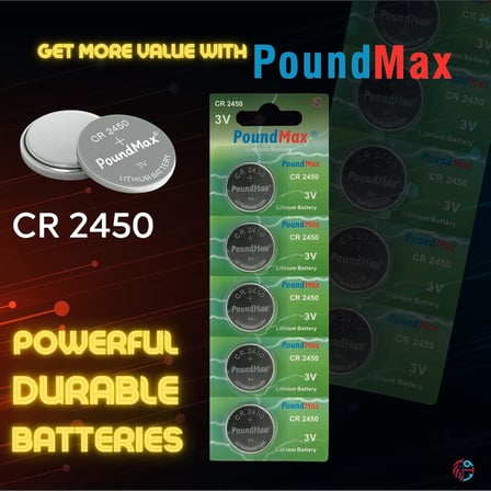 5 Adet 2450 CR2450 DL2450 DL2450 ECR2450 KCR2450 3V Lityum Düğme Piller, Düğme Pil, Çocuklara Dayanıklı Ambalaj, Akıllı Ev Cihazları, Küçük Elektronik Ev Aletleri, Araba Anahtarları ve Diğer