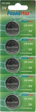5 Adet 2450 CR2450 DL2450 DL2450 ECR2450 KCR2450 3V Lityum Düğme Piller, Düğme Pil, Çocuklara Dayanıklı Ambalaj, Akıllı Ev Cihazları, Küçük Elektronik Ev Aletleri, Araba Anahtarları ve Diğer