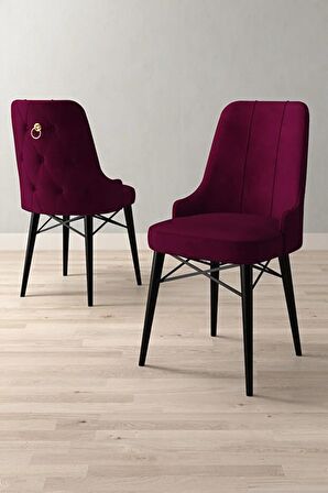 Loft Siyah Mermer Desen 80x132 Açılabilir Mdf Yemek Odası Takımı 6 Adet Sandalye