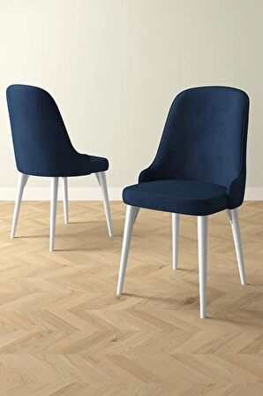 İkon Beyaz 80x132 Açılabilir Mdf Yemek Odası Takımı 6 Adet Sandalye