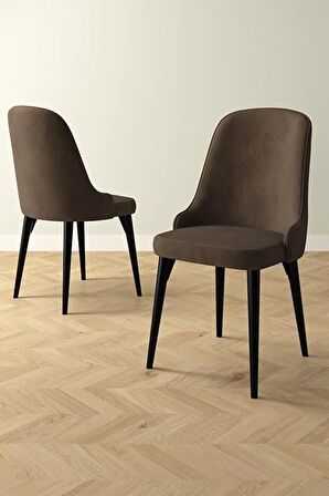 İkon Siyah Mermer Desen 80x132 Açılabilir Mdf Yemek Odası Takımı 6 Adet Sandalye