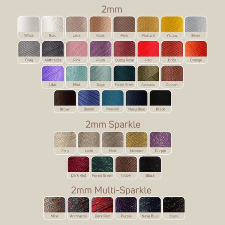 2 Mm - 200 gr Polyester Makrome Ipi Siyah 230 M Polyester Makrome Ip Supla Ip Ve Çanta Ipliği (Siyah)