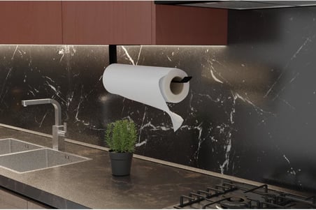 Yapışkanlı Kağıt Havluluk Yapışkanlı Havlu Askılığı, Banyo Askısı Yapışkanlı Havluluk ve Peçetelik 3M Yapışkanlı Tasarım MT72S
