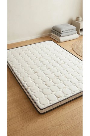 Sünger Şilte 80x160 Yer Yatağı Cotton 9 +-1cm Cm Ped Yatak Şiltesi Pedi Topper Mattress