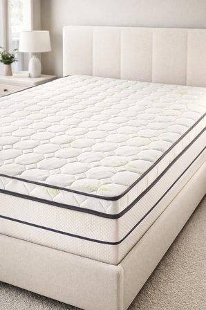 Sünger Şilte 120x200 Yer Yatağı Aloe 9 +-1cm Cm Ped Yatak Şiltesi Pedi Topper Mattress