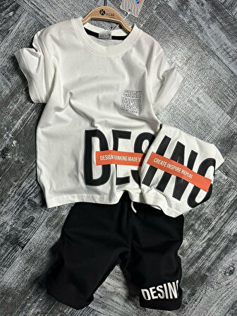 Design Çift Baskı Garson 2li Takım