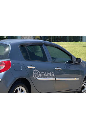 Renault Clio 3 Hb Krom Kapı Kolu 4 Kapı 2005-2012 Paslanmaz Çelik