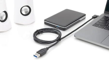 AK-300147-010-S Usb 3.1 Bağlantı Kablosu, C 90Ø, A’Ya Dirseklenmiş M/M, 1,0M, Tam Donanımlı, Gen2, 3A, 10Gb Ce, Syh