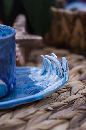 Küçüçük Gemi Tek Kişilik Kahve Fincanı