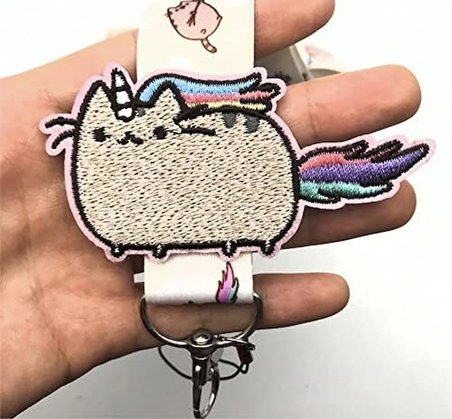 Kedi Desenli Nyan Cat Boyun ipi ve Telefon Askısı
