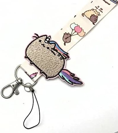 Kedi Desenli Nyan Cat Boyun ipi ve Telefon Askısı