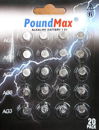 20 X AG3 LR41 LR736 / L736 / G3 / G3A / 3GA / 192 / GP192 / V3GA / RW87 1.5V Alkalin Düğme Piller Küçük Elektronik Ev Aletleri, Araba Anahtarları, ölçüm cihazları