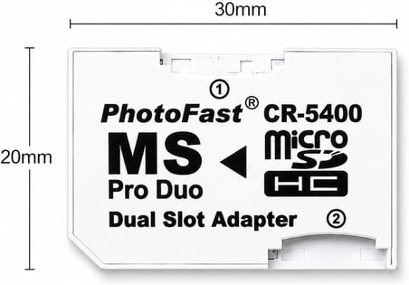 Micro Sd Memory Stick Pro Duo Çevirici Dönüştürücü Hafıza Kartı Adaptörü