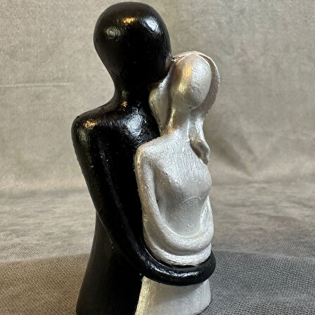 Uretti - Hülya 6683 El Yapımı Dekoratif Sarılmış Çift Biblo