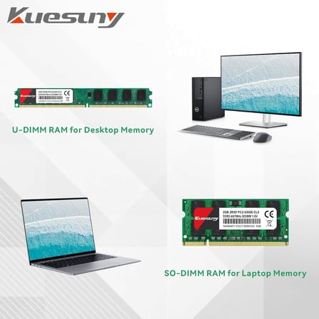 4 GB Kit (2 x 2 GB) DDR2 667 MHz Sodimm Ram PC2-5300 PC2-5300S 1,8 V CL5 200 Pin 2RX8 ECC içermeyen tamponsuz dizüstü bilgisayar bellek modüllerinin yükseltilmesi