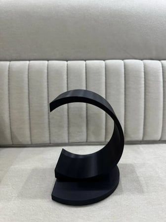 Todekora Minimal Kavisli Kitap Tutucu Modern Dekoratif Kitaplık Aksesuarı Masa Aksesuarı