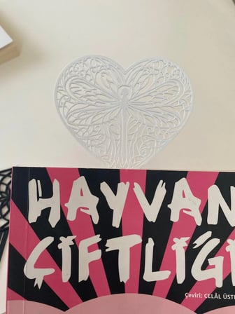 Desenli Kitap Ayracı 3’lü Set (Kelt, Kalp, Geometrik)-Siyah-Beyaz, Hediye