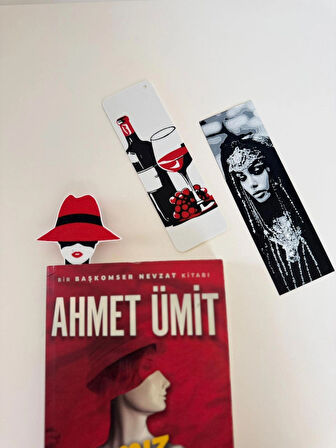 Kadın Temalı 3’lü Kitap Ayracı Seti – Sanatsal, Zarif ve Özel Tasarım