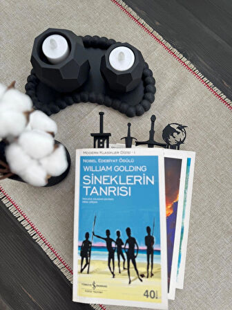Witcher Kılıç Tasarımlı 4’lü Kitap Ayracı Seti-Kitapseverlere Özel Koleksiyon Set