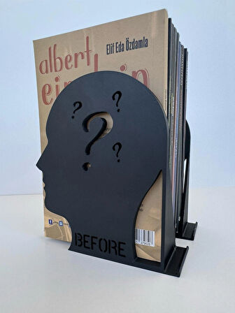 Before After Kitap Tutucu Dekoratif Estetik Kitap Desteği Kitaplık Dekoru