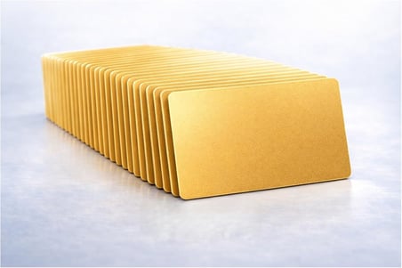 Rfgate Nfc Kart Dijital Kartvizit NTAG215 Gold - 50 Adet