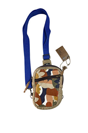 Vintage Unisex Renkli Günlük Salaş Toparlayıcı Çapraz Göğüs Omuz Postacı Çantası 13cmX21cm