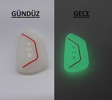 Yeni Seat Leon 2021 Sonrası Silikon Anahtar Kılıfı, Anahtar Kabı