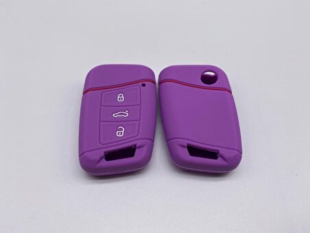 Skoda Superb Silikon Anahtar Kılıf. Anahtar Kabı