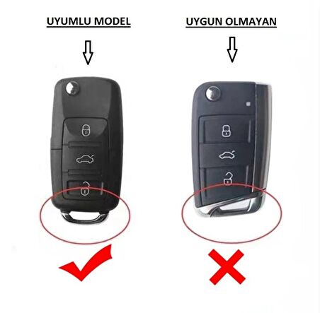 Volkswagen Polo Silikon Anahtar Kılıfı, Anahtar Kabı