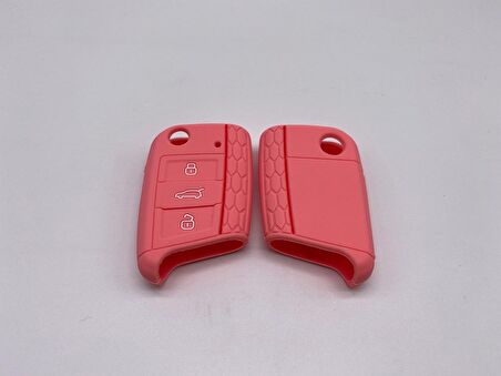 Seat İbiza Silikon Anahtar Kabı, Sustalı Anahtar Kılıfı