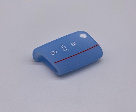 Skoda Octavia Silikon Anahtar Kabı, Sustalı Anahtar Kılıfı