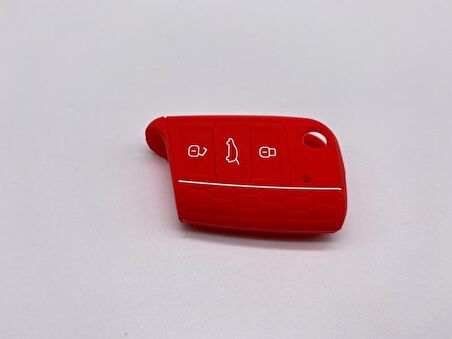 Seat İbiza Silikon Anahtar Kabı, Sustalı Anahtar Kılıfı