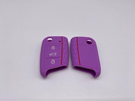 Seat İbiza Silikon Anahtar Kabı, Sustalı Anahtar Kılıfı