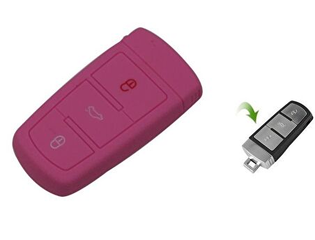 Volkswagen Passat B7 Silikon Anahtar Kılıf. Anahtarsız Çalıştırma Olan Araçlar İçindir.