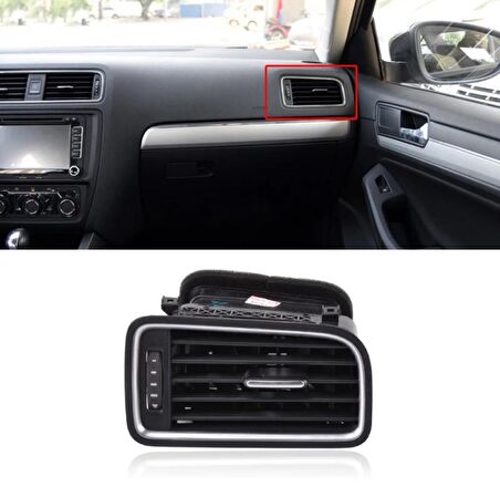 Jetta (2011 -- 2014) Sağ Ön Havalandırma Izgarası 5C6819062C / 5C6819062