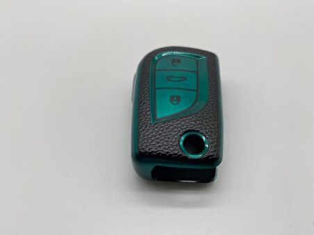 Toyota Corolla Auris Yaris Avensis Süperlüx Anahtar Koruma Kılıfı Yeşil