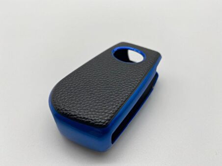 Toyota Corolla Auris Yaris Avensis Süperlüx Anahtar Koruma Kılıfı Mavi