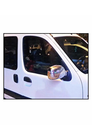 Renault Kangoo Krom Ayna Kapağı 2 Parça 1997-2007 Paslanmaz Çelik