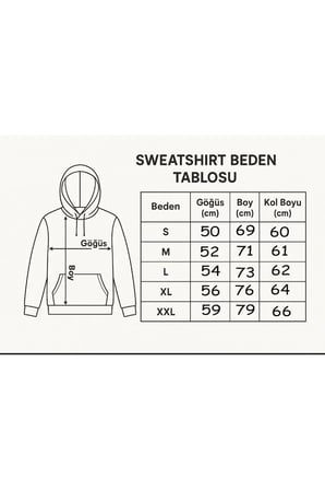 Love Yazı Detay Baskılı İçi Polarlı Kapüşonlu Sweatshirt