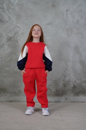 Bisiklet Yaka Unisex Takım