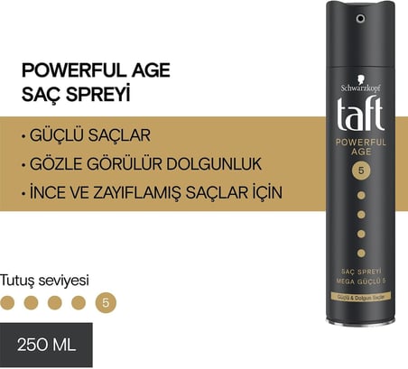 Powerful Age (İnce ve Zayıflamış Saçlar İçin) Sprey 250 ml