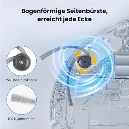 Roborock Saros 10R Uyumlu 2 Adet Yan Fırça